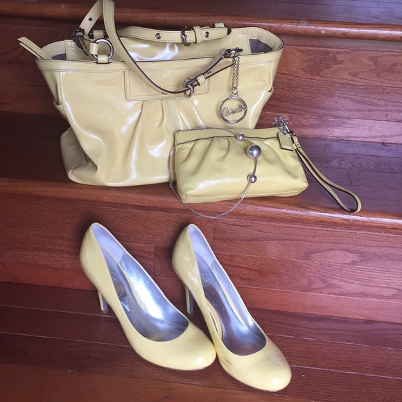 Coach Patent Leather Bag - Picture 1 of 8